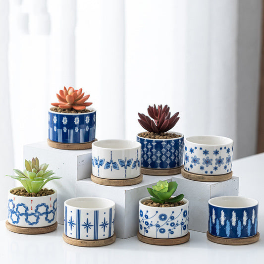 Succulent Flower Ceramic Pot