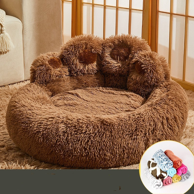 Savvy Nest™ Kennel Warm Bed Fleece-lined Sofa Mattress