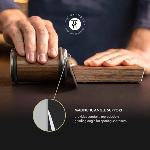 Savvy Nest™ Magnetic Rolling Knife Sharpener