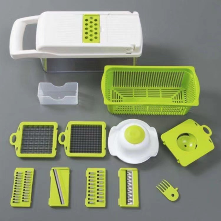 Savvy Nest™ 12 In 1 Manual Vegetable Chopper | Kitchen Gadgets | Food Chopper | Onion Cutter | Vegetable Slicer